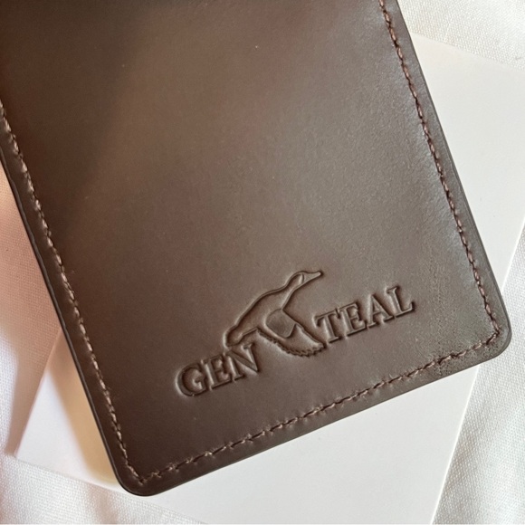 NWT GenTeal Men's Leather Front Pocket Wallet - Picture 6 of 7